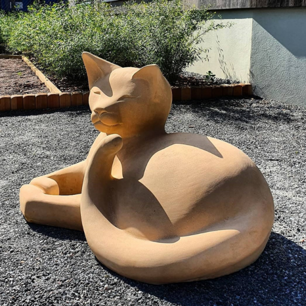 Lekskulptur-Katt